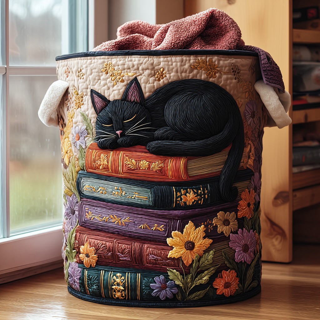 Quiltad kattkorg | Handgjord korg
