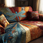 Quiltat soffskydd – Horisontens guld