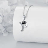 Trofast vän | Halsband med tassberlock
