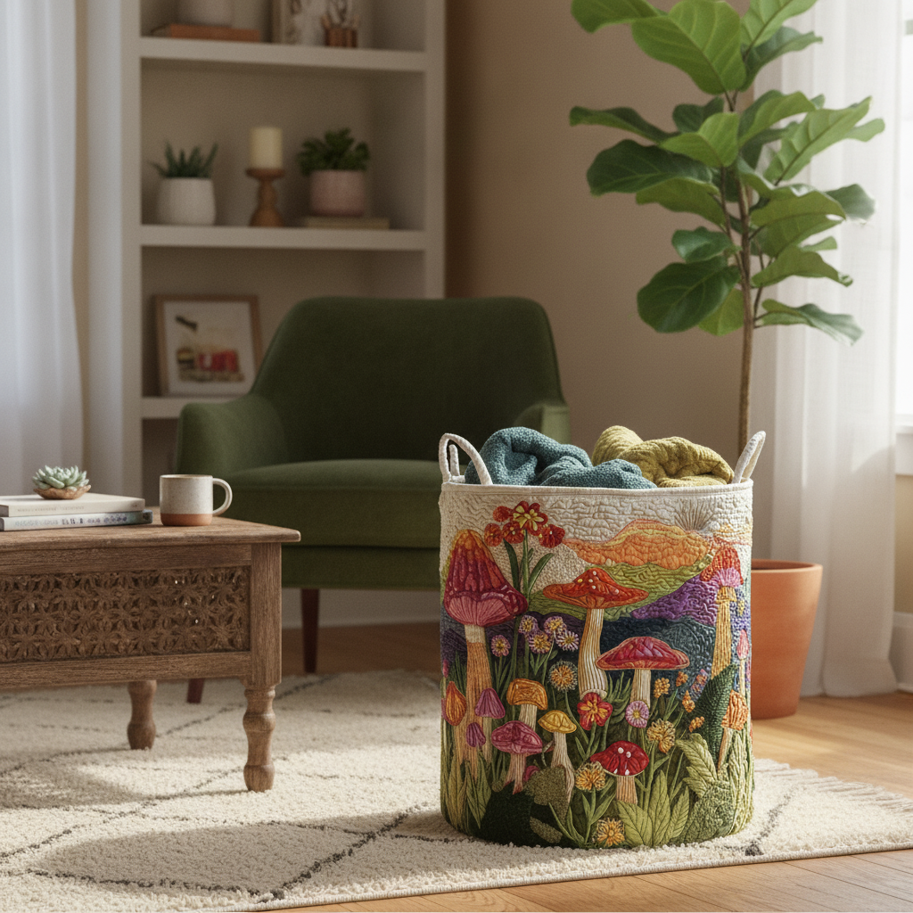Soluppgång Trädgård Tvättkorg