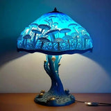 BLÅGLANS | Blå bordslampa med mystisk look