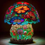 Trädgårdsglans | Färgglad lampa med blommönster