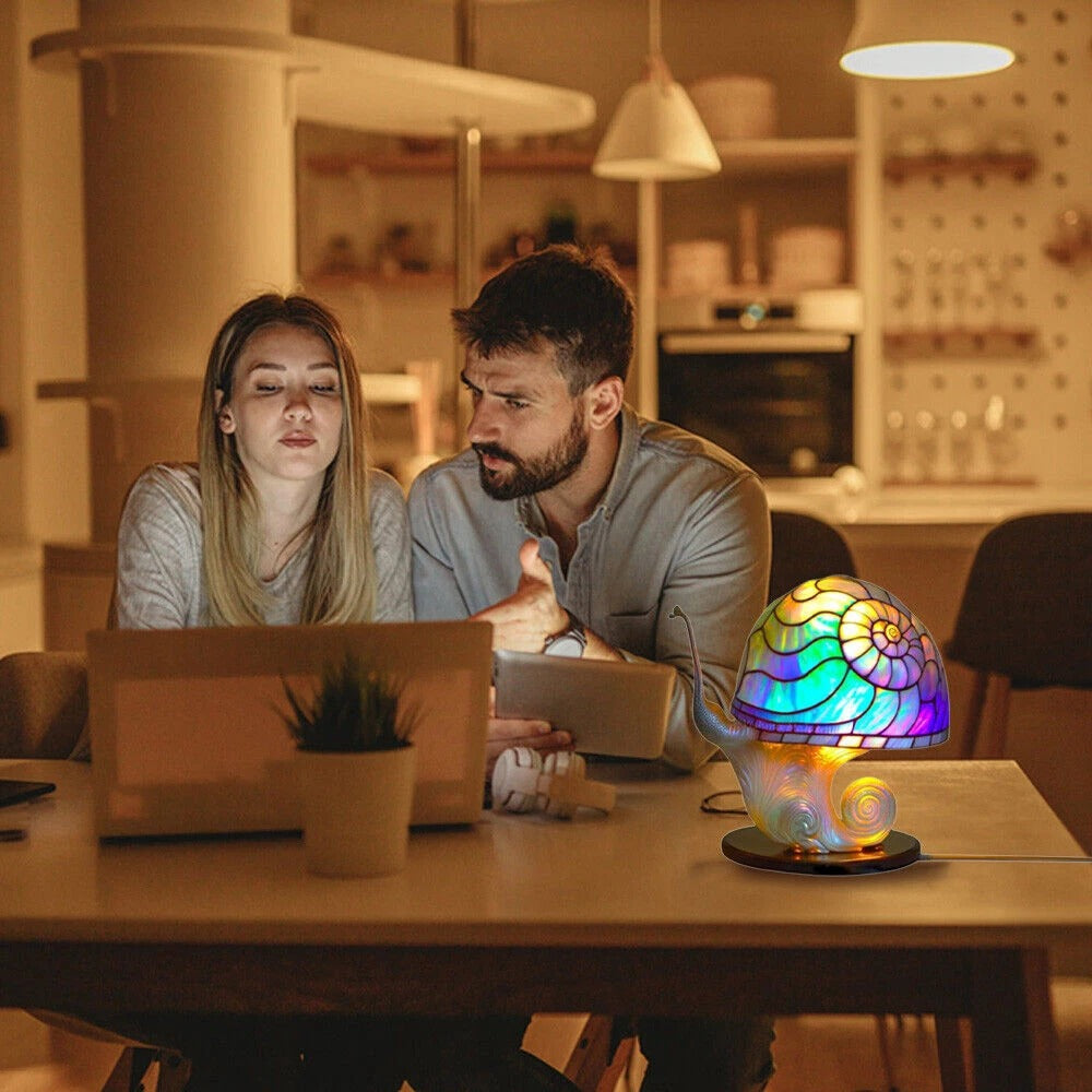 Snigelglöd | Bordslampa i form av en snigel