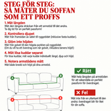 Maj-Britt - Quiltat soffskydd med ben Jul