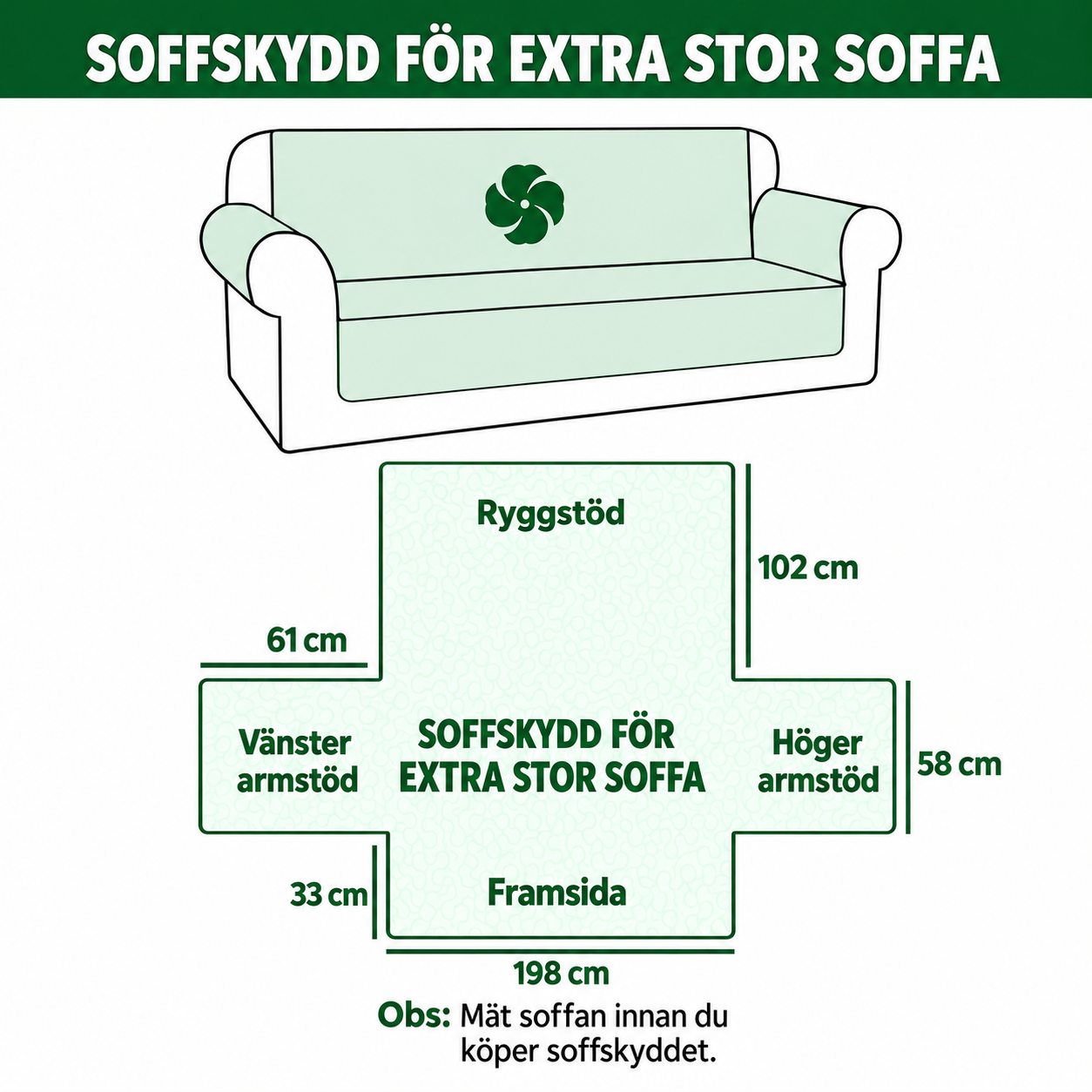 Nancys quiltade soffskydd bergslandskapet