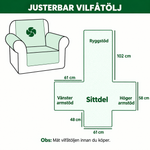 Inga-Lill | Quiltat soffskydd Julens ljus