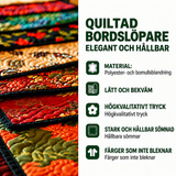 Quiltad bordslöpare - Krubba