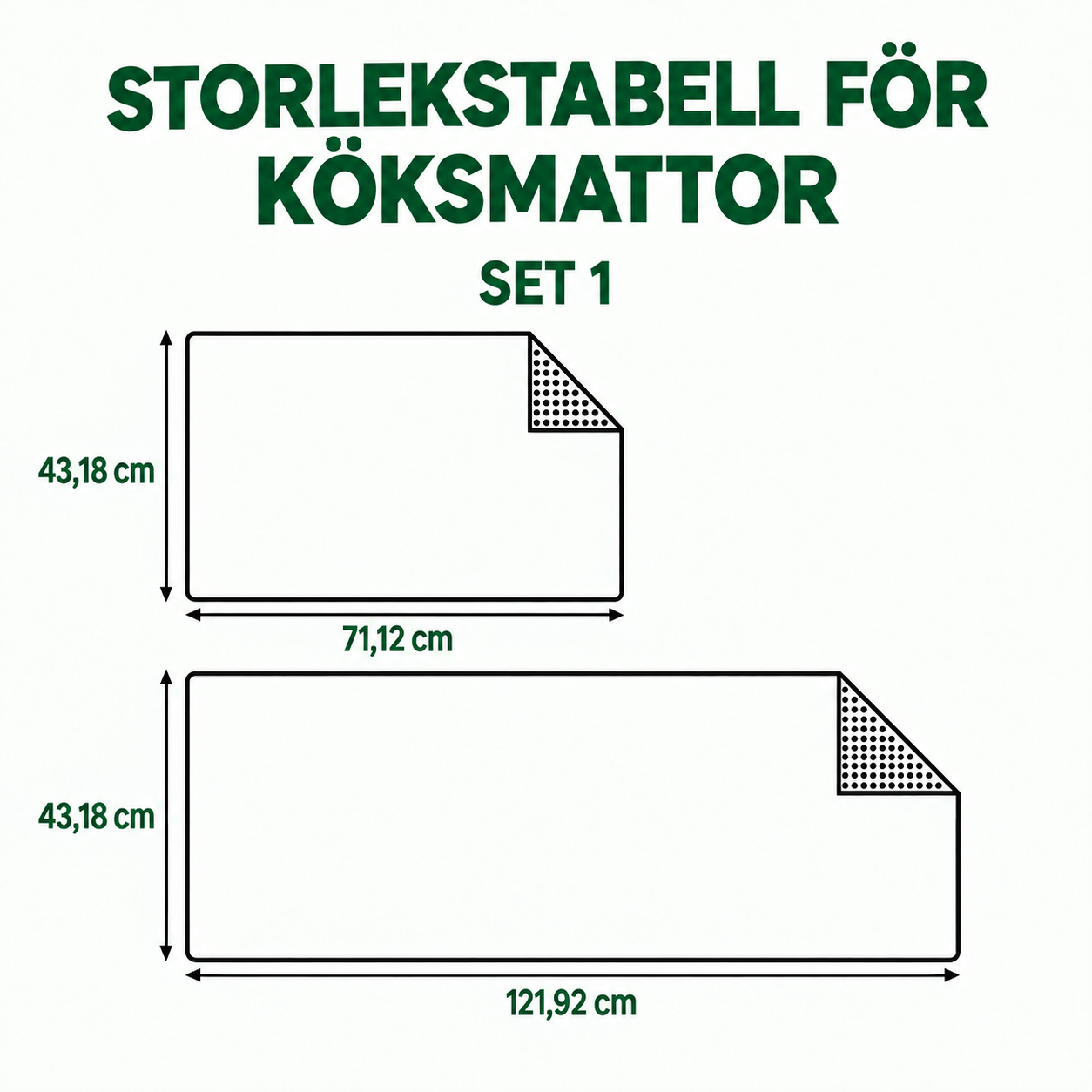 Antihalk köksmatta – Bison och naturens ande