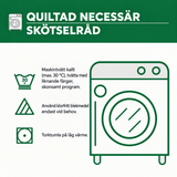 Quiltad necessär – Retroresa