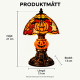 Tiffany-stil lampa med pumpa