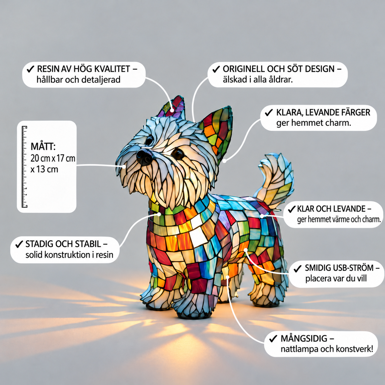 Sixten – Förtrollad lampa med hund