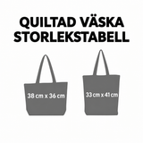 Bulldog från bergsäng väska – Quiltad väska