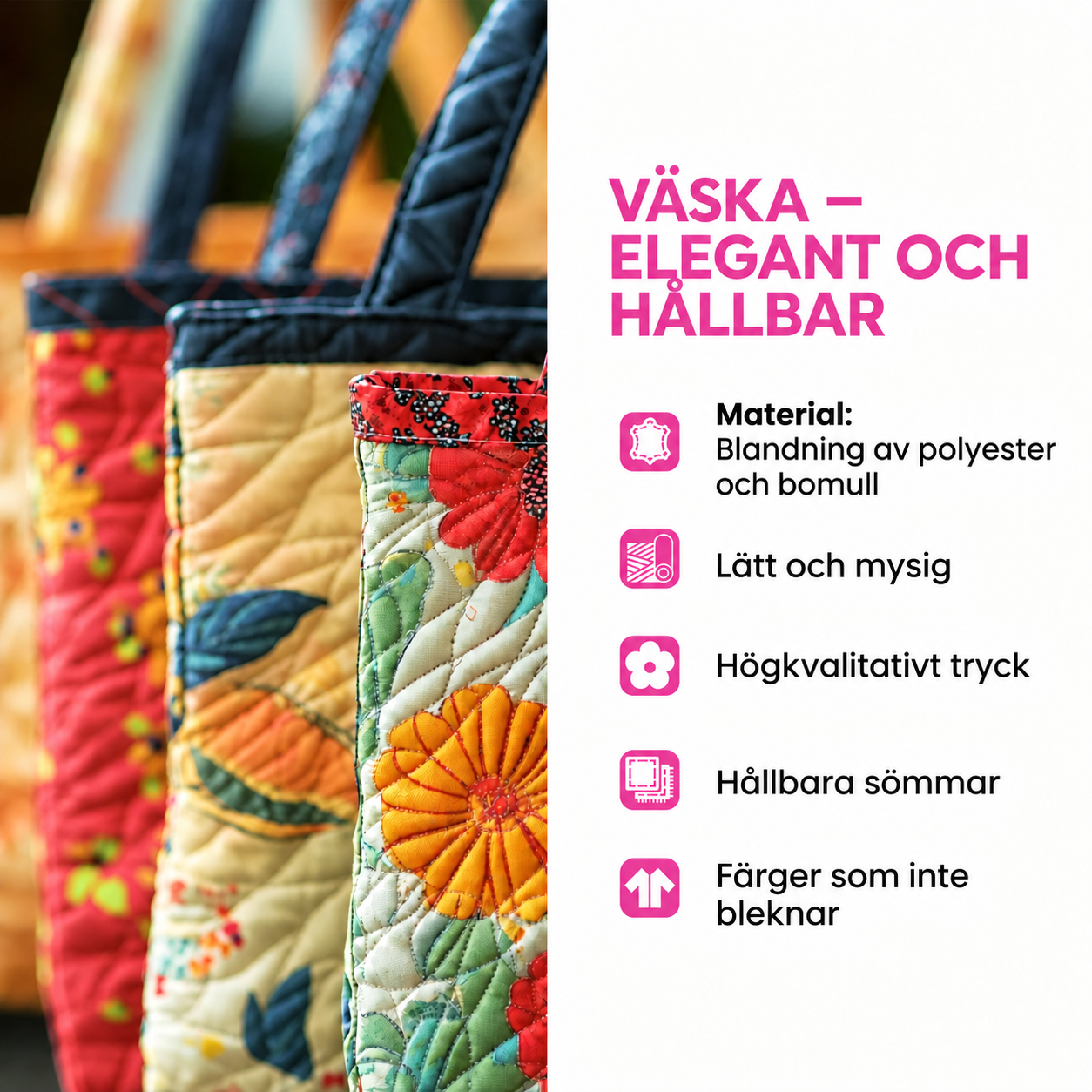 Väska Turkosa svampar
