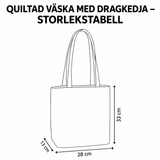 Solnedgång quiltad väska