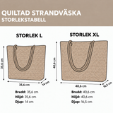 Handgjord strandväska | Havsäventyr med sköldpadda