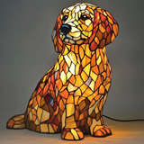 Vän | Lampa i golden retriever-stil