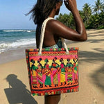 Handgjord strandväska | Melaninens drottningar