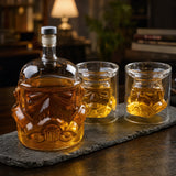 Set whiskykaraff och glas