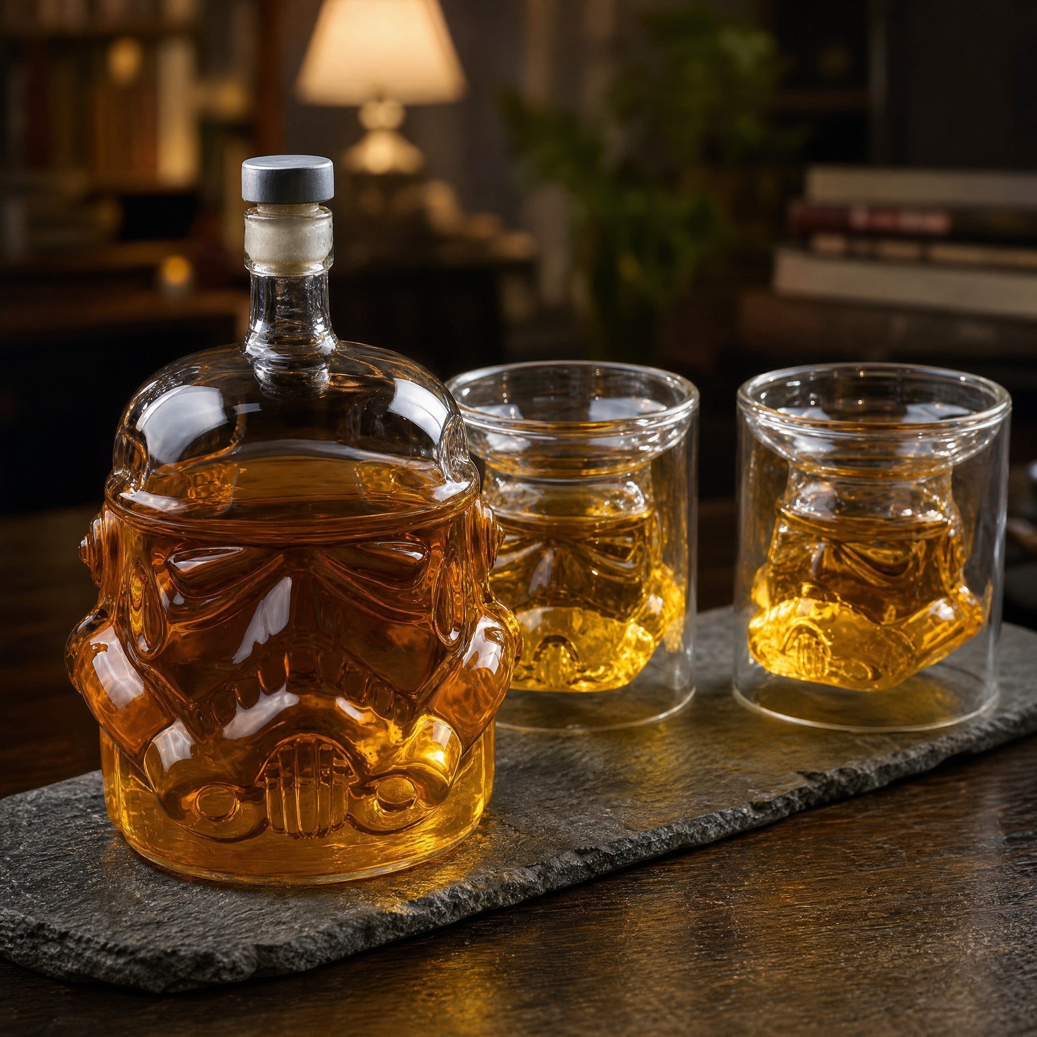Set whiskykaraff och glas