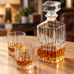Set whiskykaraff och glas