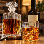 Set whiskykaraff och glas