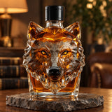Whiskykaraff varghuvud