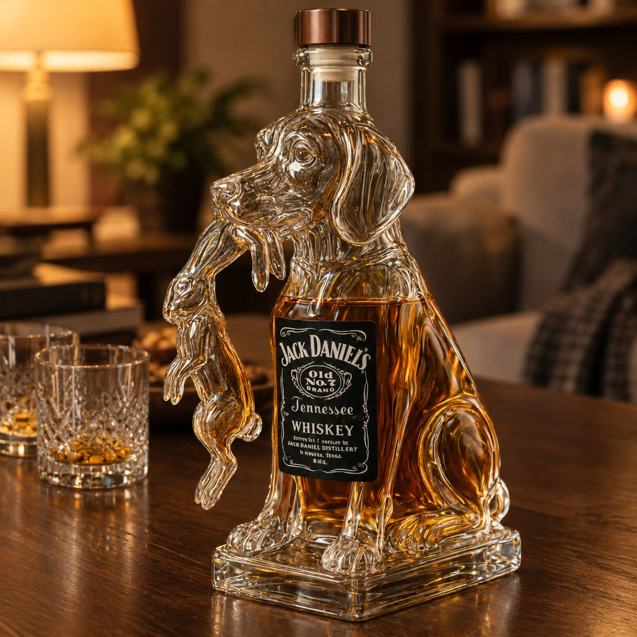 Whiskykaraff – Version med hund