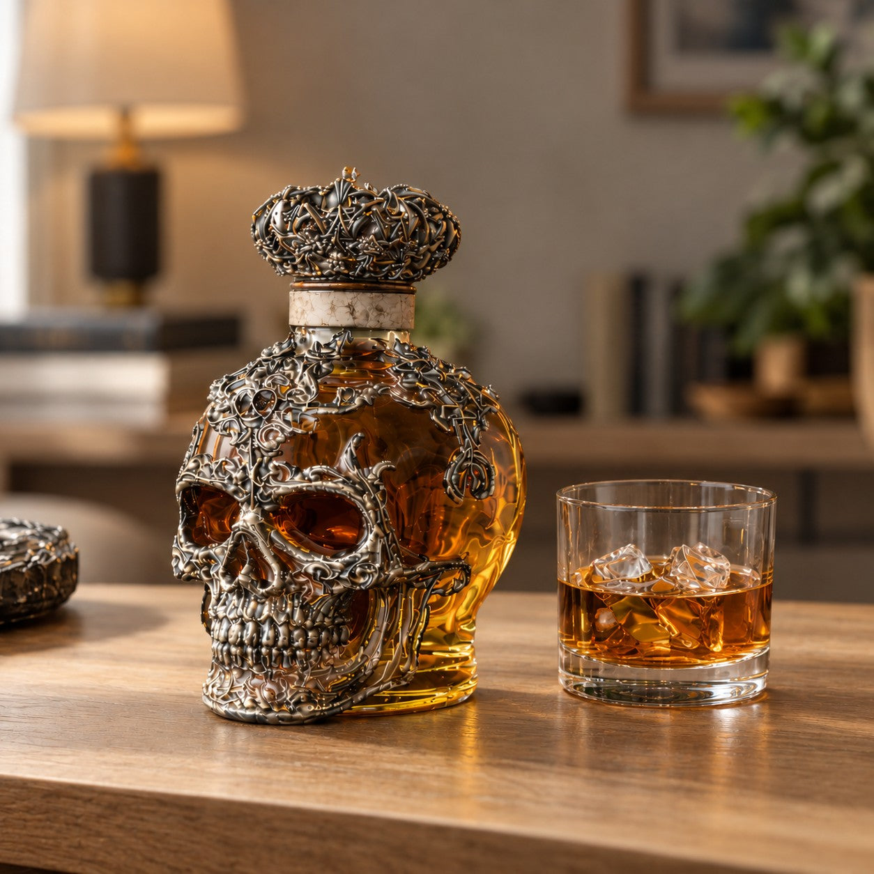 Whiskykaraff – Dödskalle