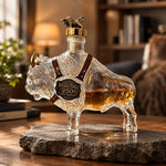 Handblåst whiskykaraff av borosilikatglas – Bison 350 ml