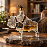 Handblåst whiskykaraff av borosilikatglas – Bison 350 ml